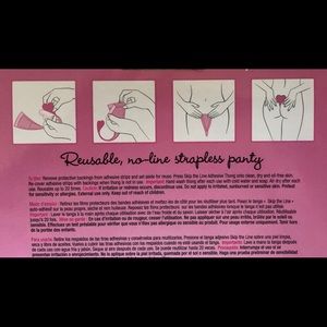 Skip the line adhesive thong Clearance